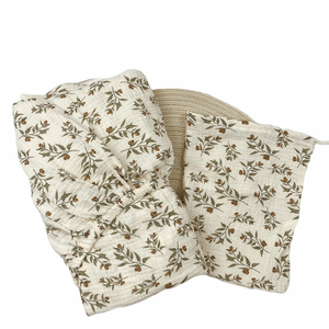 Drap <span class=keywords><strong>de</strong></span> lit pour bébé en mousseline <span class=keywords><strong>de</strong></span> coton biologique 100% imprimé sur mesure en Chine, 300 fils, non toxique - Product Image 4