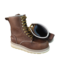Chaussures de sécurité industrielles unisexes imperméables avec embout en acier, conformes à la norme canadienne, pour l'exploitation minière, la machinerie, la protection des pieds, le travail en extérieur, la sécurité