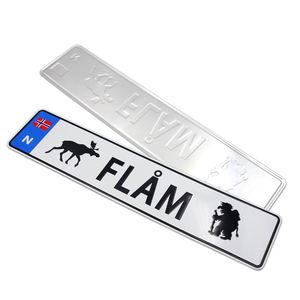 Placa de Matrícula Decorativa de Aluminio con Logotipo en Relieve, Tamaño Estadounidense, Placa de Recuerdo Personalizada con Número de Coche Antiguo - Product Image 6
