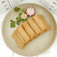 Rollitos de Primavera Congelados a Granel con Vegetales 10kg/cartón - Certificación HACCP BRC Kosher Halal Precio de Fábrica OEM Personalizado