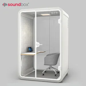 Private Phone Booth Indoor Office Telephone Call Pod Sound Proof Booth For Sale