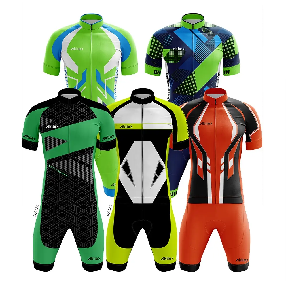 Akilex Customized breathable Man Bicycle Jersey Cycling Jersey Clothes For Men's Cycling Wear