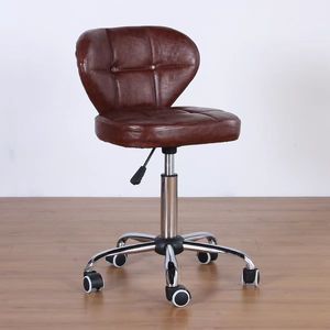 Petite chaise pivotante nordique, chaise de bureau, chaise d'ordinateur réglable en hauteur, chaise compacte pour étudiant à domicile, petite chaise de bureau avec dossier - Product Image 1