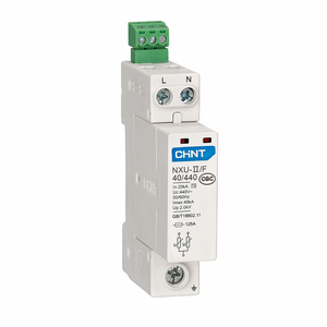 <span class=keywords><strong>Protector</strong></span> Contra Sobretensiones CHINT NXU-II/F 10kA-100kA 1P 2P 3P 3P+N 4P Serie SPD T1 T2 con Certificación CE CB, Stock de Fábrica - Product Image 1