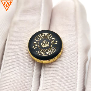 Fashionable logo Engraved Sewing Design Custom Coat <strong>Metal</strong> Gold Shank <strong>Button</strong> - Product Image 4