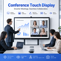Tableau blanc interactif pour salle de classe, écran tactile 4K, tableau intelligent, diffusion sans fil, annotation numérique, présentation pour 2.1