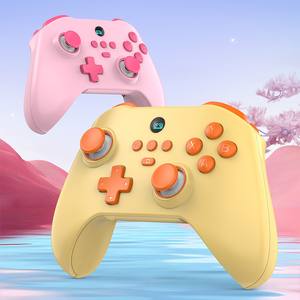 ตัวควบคุมเกมไร้สายแบบทริกเกอร์คู่สำหรับสวิตช์คอมพิวเตอร์ iOS PC Z03DP ฮอลล์สีดำสั่งทำ - Product Image 4