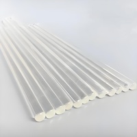 Barre de verre solide en borosilicate 3.3 résistant aux hautes températures