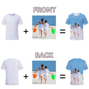 All Over Print Shirt 100 Polyester Cotton Feels Design Sublimation Color Shirts pour hommes et femmes Custom Full Print t Shirt - Product Image 3