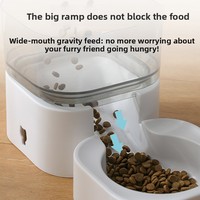 Nouvel distributeur automatique de nourriture pour chien avec écran LCD, en PP solide, antidérapant, amovible, lavable, léger, 0,6 kg, gamelle pour chat, ustensiles pour animaux de compagnie