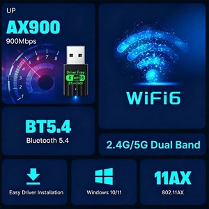 Adaptateur USB WiFi 6 BT 5.4 AX900 2-en-1, <span class=keywords><strong>Dongle</strong></span> double bande 2.4G & 5GHz, Récepteur réseau WiFi USB sans fil - Product Image 5