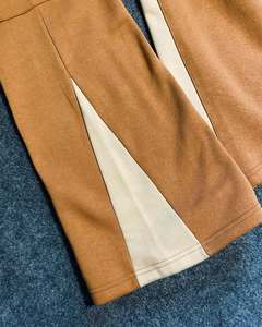 Pantalons de survêtement à rayures avec logo personnalisé, coupe droite, pantalons de survêtement évasés, pantalons de survêtement à imprimé gonflé, pantalons de survêtement à sublimation - Product Image 2