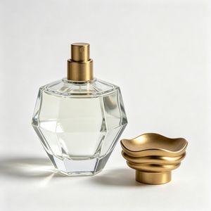 100ml Square Luxury Designer Perfume Bottle EDP EDT Lasts 12h <b>Spray</b> Screw Cap Stainless Steel Collar Glass Heat Transfer - Product Image 4