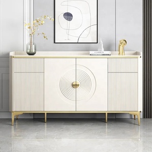 Tủ trưng bày kiểu buffet sang trọng hiện đại cho phòng ăn và nhà bếp, đồ nội thất gỗ phong cách rustic dùng trong nhà ở phòng ngủ - Product Image 3