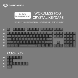 Keycaps tinh thể sương mù trong vật liệu PBT có thể tùy chỉnh cho tiếng <span class=keywords><strong>Hebrew</strong></span> tiếng Tây Ban Nha và các tùy chọn ngôn ngữ khác cho bàn phím cơ - Product Image 6