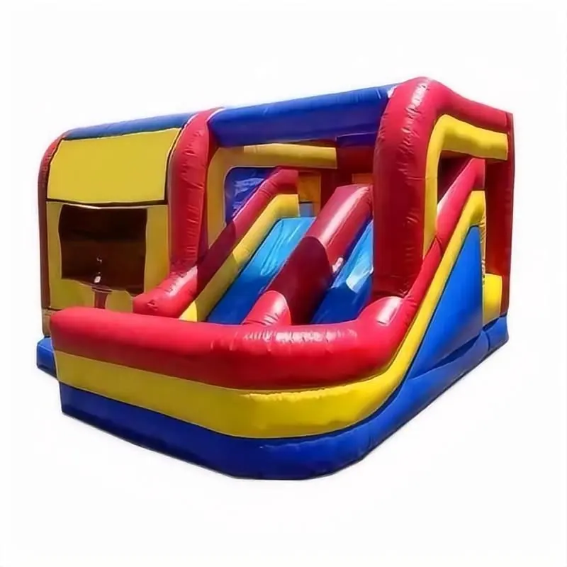 big bouncer inflatables slide double lanes for sale