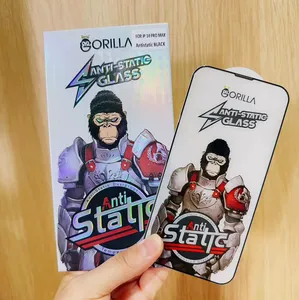 Protector de Pantalla de Vidrio Templado <span class=keywords><strong>Gorilla</strong></span> 8K de Alta Dureza con Borde Curvo Grande y Recubrimiento Antihuellas para <span class=keywords><strong>iPhone</strong></span> 17 Pro Max - Product Image 2