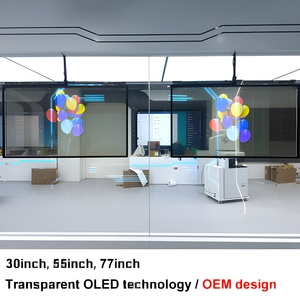 Écran OLED transparent 30/55 pouces 1920 * 1080, contraste élevé 150000:1, affichage OLED transparent, signalisation numérique, écran tactile OLED transparent - Product Image 1
