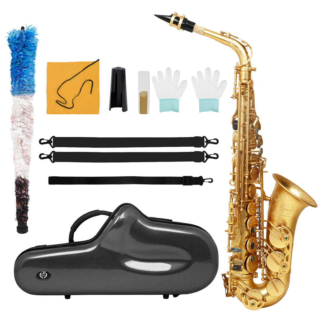 Jupiter JAS-767 Alto Eb Tune Saxophone - Brass Gold Lacquer