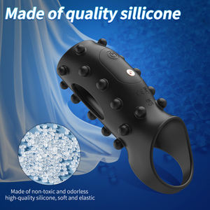 LIEBE Sexspielzeug für Erwachsene Erektion verzögerung Vorzeitige Ejakulation Langlebiger <span class=keywords><strong>Penis</strong></span> vibrator Schwanz ärmel Vergrößerung <span class=keywords><strong>Penis</strong></span> Exerciser - Product Image 4