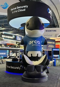 Sculptures géantes en mousse personnalisées pour événements de jeu, animaux (Dauphin, Ours Panda), mignonnes, en polystyrène et fibre de verre, produits universels - Product Image 5