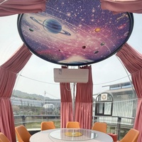 Dôme transparent en polycarbonate en promotion – Tente bulle transparente 2,7m, 4m, 6m, 8m pour glamping extérieur et dîners en restaurant