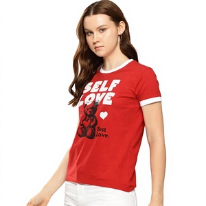 Custom Womens <b>Novelty</b> Printed T <b>Shirt</b> OEM ODM Manufacturer Supplier Factory Wholesale Bulk Custom Design Private Label Casual - Product Image 2
