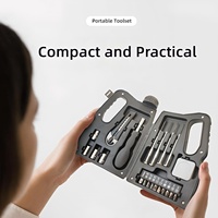 Offre Spéciale : Kit d'outils portables 21 pièces en forme de pot à huile pour la réparation domestique et l'entretien automobile