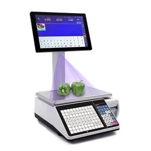 Ai Recognition Scale Electronic Weighing Scale Digital Supermarket Barcode Label Scale