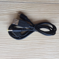 Câble de données 5P mini 2-en-1 de haute qualité pour PSP2IN1, 12 m, noir, charge rapide et transfert de données pour console de jeu PSP