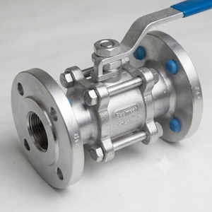 Vanne à boisseau sphérique industrielle à passage plein CF8 CF8M en acier inoxydable classe 300 à brides pour pipeline - Product Image 1