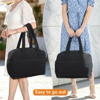 Sac fourre-tout matelassé personnalisé pour femme, grande capacité, élégant, pour le quotidien, sac à bandoulière de voyage