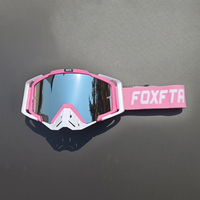 FOXFTA Model Tam Çerçeveli PC Gövdeli Hafif Küresel Lensli Gözlükler - Değiştirilebilir Plastik Lensler Sporlar için Özelleştirilebilir Renkler