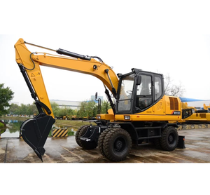 รถขุดล้อยางอเนกประสงค์รุ่น W915E ขนาด 15 ตัน พร้อมเครื่องยนต์และเกียร์เพื่อประสิทธิภาพสูงในการก่อสร้างถนนและพื้นที่ชนบท - Product Image 1