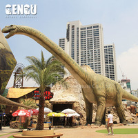 Satılık dinozor parkı 24 ay uzaktan kumandalı Robot dinozor modeli şeffaf Animatronic dinozor