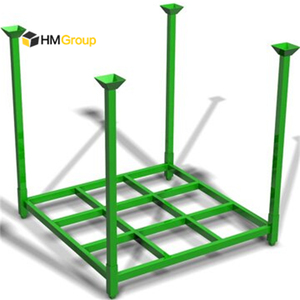 Estante de Almacenamiento de Neumáticos Apilable de Acero Resistente para Transporte Portátil en Almacenes para la Industria Automotriz - Product Image 2