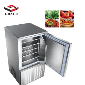 Grace Commercial Kitchen 5 Trays Blast Chiller Freezer Shock Freezer For Dough Meat Ice-cream Sea Food