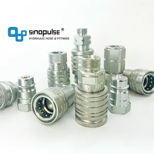 ISO 7241-A Stainless Steel 316/carbon Steel Interchange Tractor Parts NPT/BSP Female And Male KZE/KZEB Hydraulic Quick Couplings