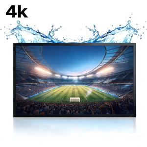 สำหรับร้านอาหารกลางแจ้งริมสระน้ำ ชมการแข่งขัน<span class=keywords><strong>ฟุตบอล</strong></span> ทีวีกันน้ำกลางแจ้งขนาด 65 นิ้ว ความสว่างสูง ป้องกันแสงสะท้อน มาตรฐาน IP55 - Product Image 1