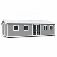 Maison conteneur extensible de 40 pieds avec 2 chambres, maison modulaire préfabriquée pour projets hôteliers et résidentiels