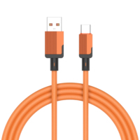 Cable de Carga Multifunción USB Tipo-C de Carga Rápida con Hilo Trenzado de Cristal de Hielo Súper Rápido de 6A y 120W de Calidad Maravillosa
