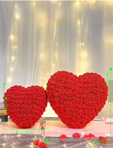 หัวใจเทียมทำจาก PE ช่วยเพิ่มของขวัญวันคริสต์มาสวาเลนไทน์ของขวัญวันเกิดรูปหัวใจกุหลาบคำสารภาพแฟนของขวัญเล็กๆสำหรับวันฮาโลวีน - Product Image 6