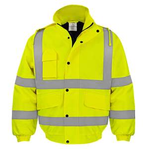 Jaket Reflektif Hi-Vi Sesuai Standar EN ISO & ANSI: Tahan Air, Tahan Angin, Hangat, dan Aman untuk Lokasi Konstruksi Industri & Luar Ruangan - Product Image 1