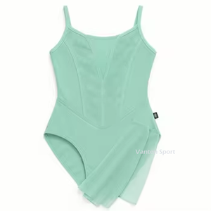 <span class=keywords><strong>Justaucorps</strong></span> de <span class=keywords><strong>danse</strong></span> en maille pour <span class=keywords><strong>femme</strong></span>, <span class=keywords><strong>avec</strong></span> bretelles spaghetti, costume de ballet lyrique pour la scène, tenue de gymnastique personnalisable - Product Image 1