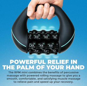 MK FH249 Logo kustom MOQ rendah 3 kecepatan USB isi ulang otot dalam terapi getar pijat Gym portabel genggam - Product Image 4