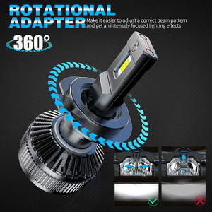 ระบบไฟหน้า LED รุ่นใหม่ <span class=keywords><strong>H1</strong></span> H7 H11 H13 9005 9006 9007 9012 H4 แสงสูง/ต่ำ 15000LM IP68 กันน้ำ สำหรับ Silverado 2500 รุ่นทั่วไป - Product Image 5