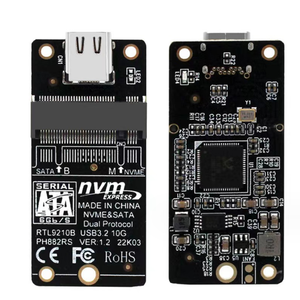 Nvme <span class=keywords><strong>M</strong></span>.2 Naar Type-C Hdd Behuizing Interposer Board Usb 3.2 10Gbps Harde Schijf Behuizing Adapter Kaart - Product Image 6