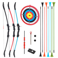 Ensemble d'arc recurve démontable en métal de qualité industrielle, kit d'arc et flèches durable pour le tir à l'arc en plein air, l'entraînement et la chasse