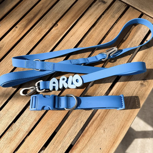 Anpassbare Farbe Fabriklieferant <span class=keywords><strong>DIY</strong></span> 26 Alphabet-Buchstaben Wasserdichte Slider Weiche Silikon-Anhänger für Personalisierte Hundehalsbänder und -Leinen - Product Image 5