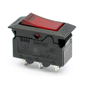 Kuoyuh 94n nhiệt quá tải bảo vệ ngắt mạch 10A/16A 250V đánh giá Dải điện với 3 pin ánh sáng màu đỏ Rocker chuyển đổi - Product Image 6